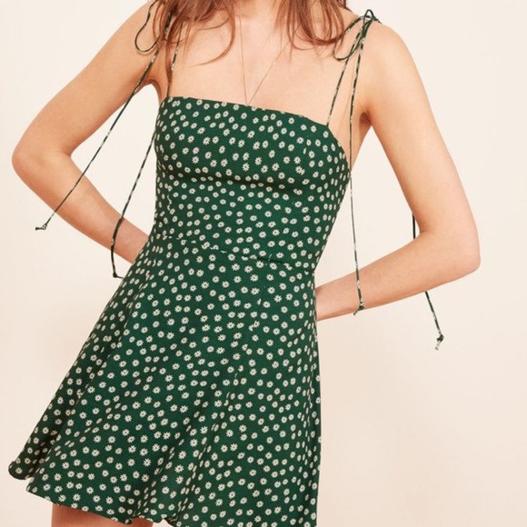 Reformation green Presley minidress - Picture 12 of 12